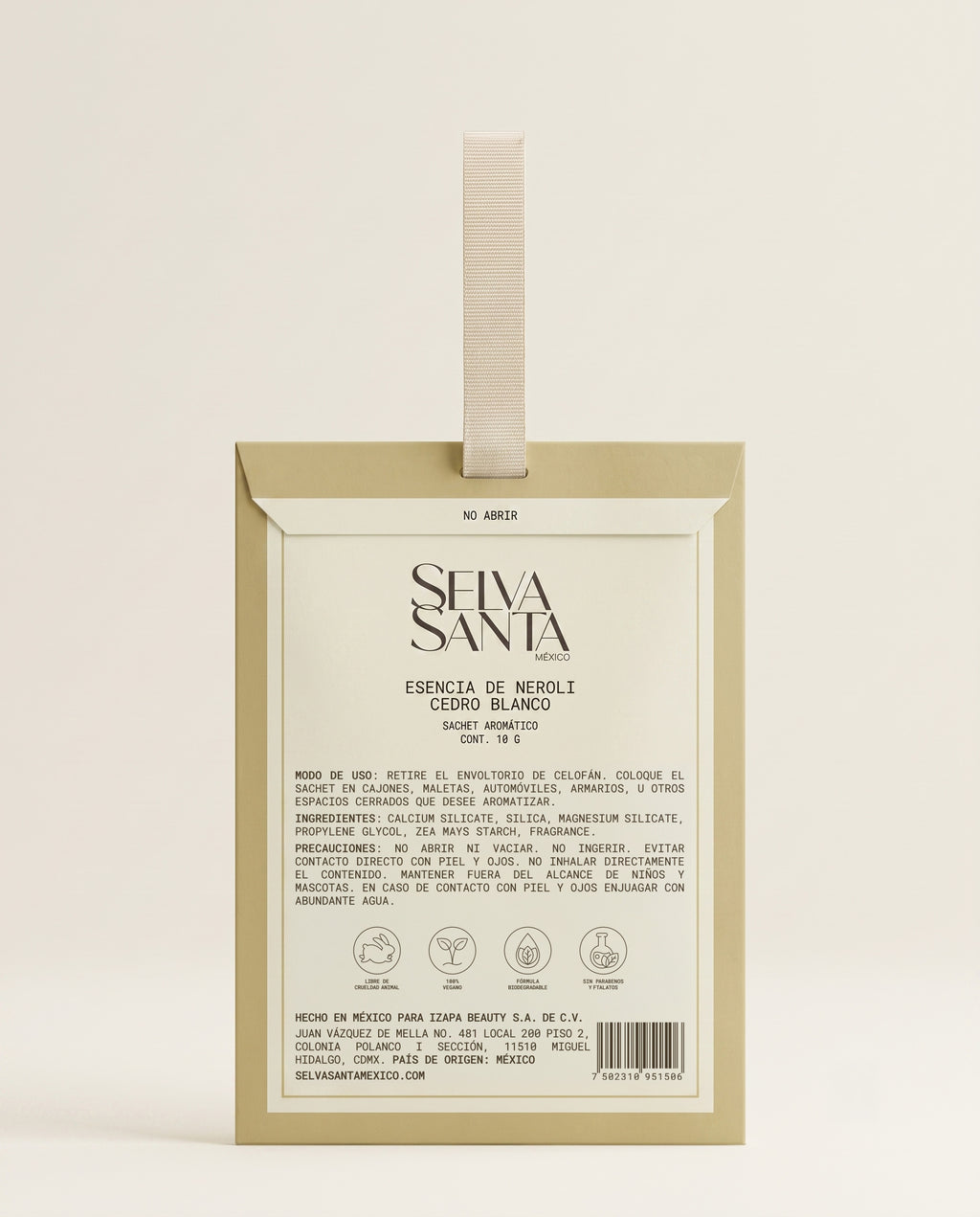 Aromatic Sachet Neroli and White Cedar Essence