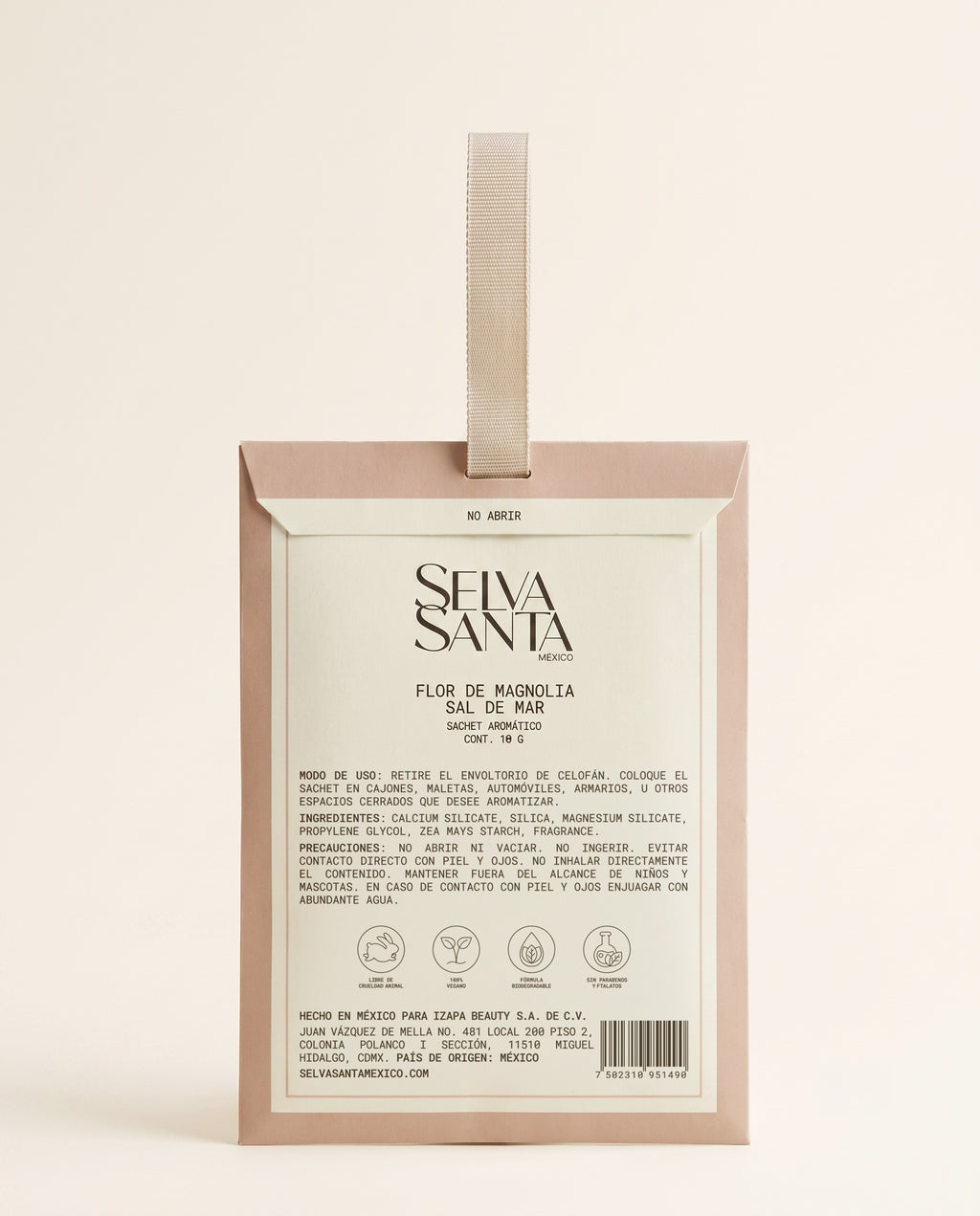 Sachet Aromático Flor de Magnolia y Sal de Mar
