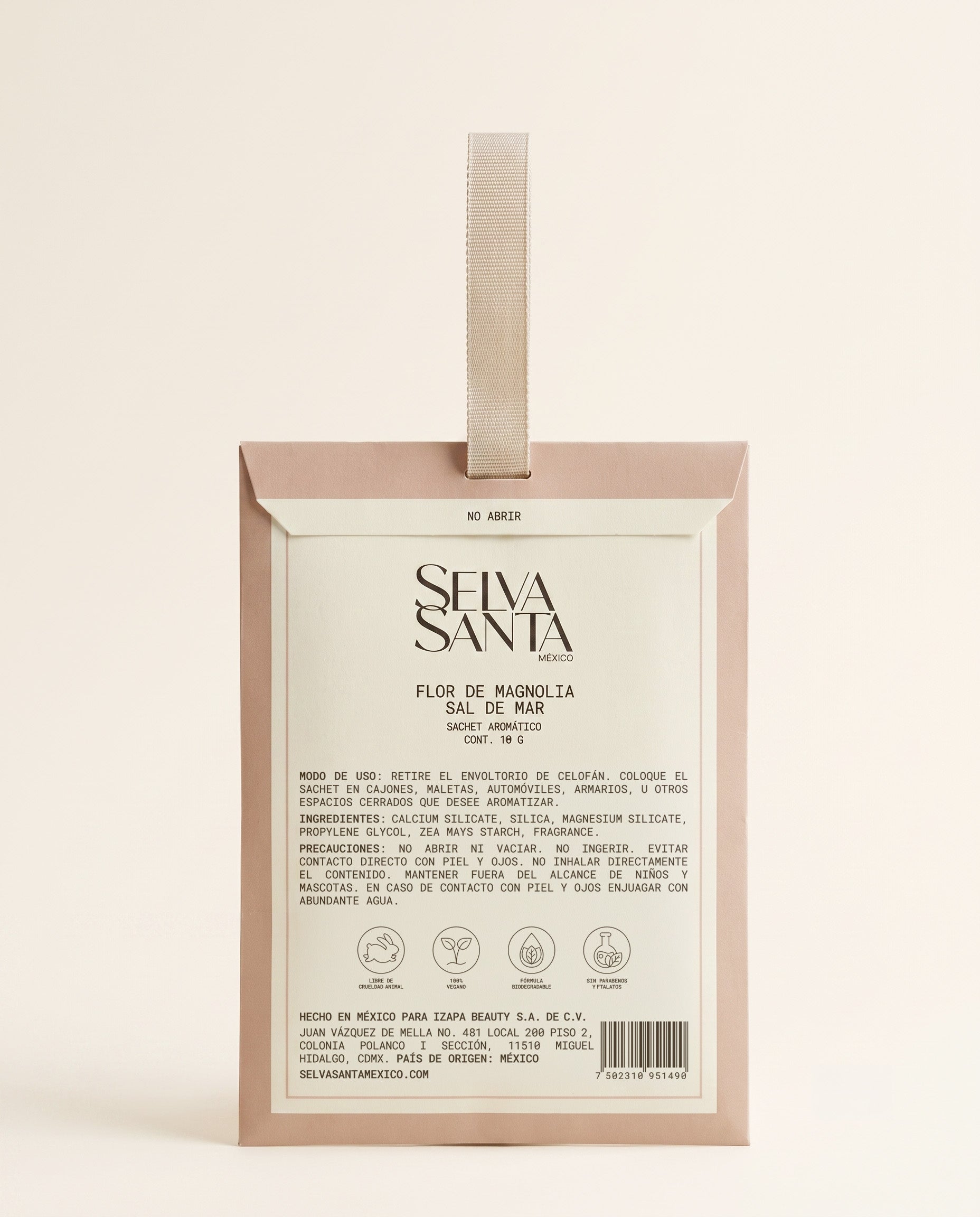 Sachet Aromático Flor de Magnolia y Sal de Mar