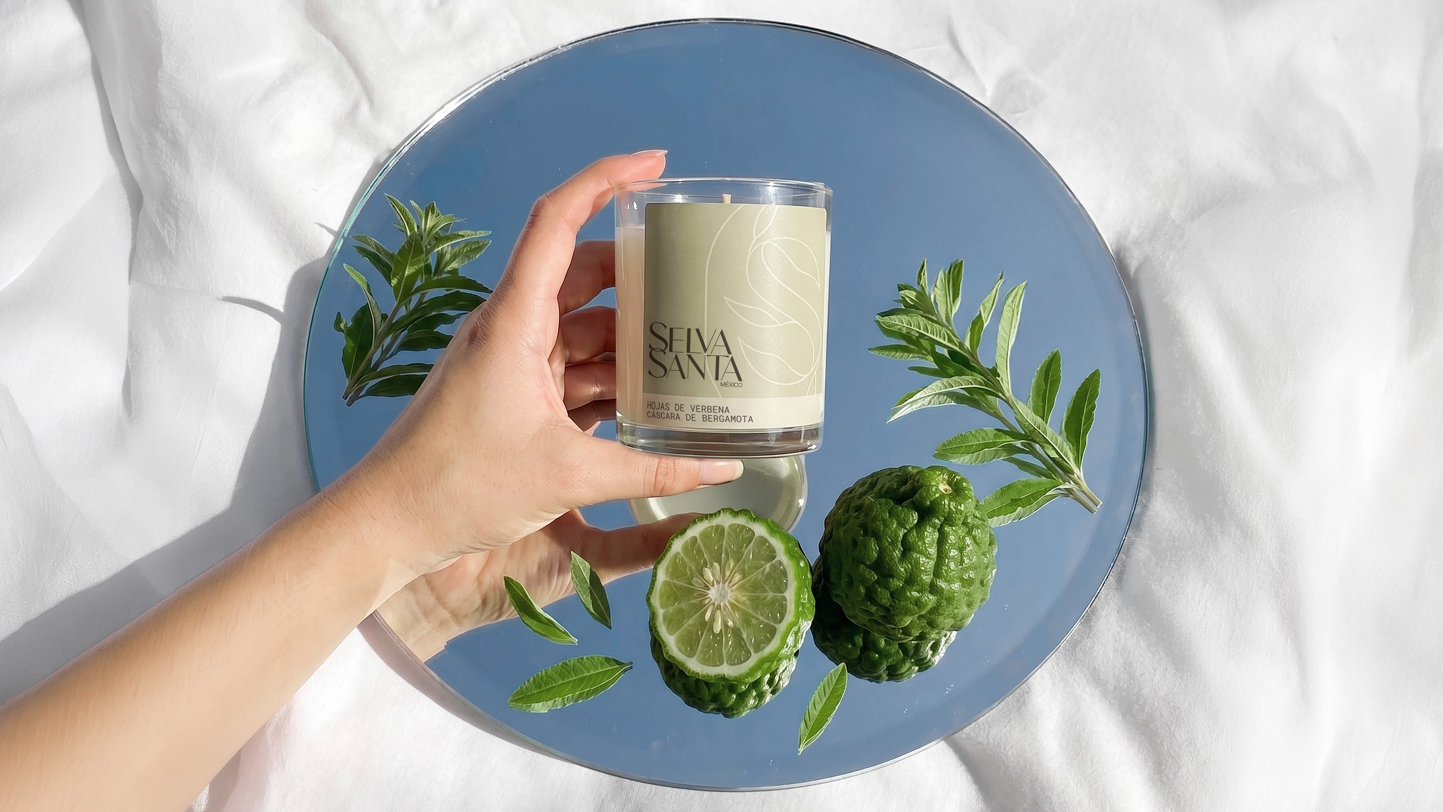 Vela perfumada Selva Santa Verbena y Bergamota